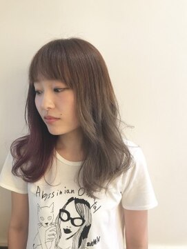 ネオリーブシェリエ 浅草店(Neolive cherie) 【ツートーンカラー】モノトーン×ピンクパープル