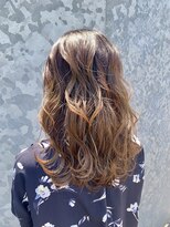 ジェリカ(Jlica)&nbsp;宮武お客様スタイル、流行のオレンジュ×ラフなレイヤースタイル