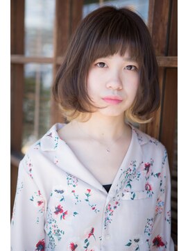 ビューティビースト 上安店(beauty beast) インナーカラーワンカールボブ