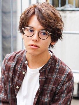 アフロート ディル(AFLOAT D'L) ビジネス　ウルフ　スーツ　ショートレイヤー　トランクスヘア