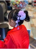 七五三ヘアセット