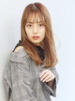 フォンズ(FONS)&nbsp;シースルーバングヘルシーストレート20代30代40代オリーブカラー