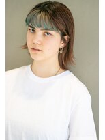 ヘアサロンエム 渋谷店(HAIR SALON M) クールショート/ボブルフ/ピンクベージュ/シルバーカラー