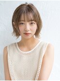 【Un ami  表参道】 松井幸裕　小顔・ニュアンスストレートボブ