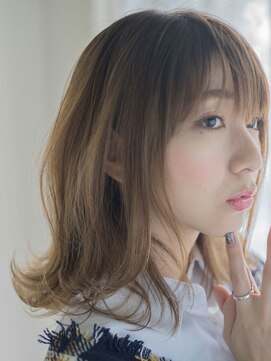 オジコロジ(ojiko.roji) ☆月曜も営業☆【ojiko.roji】オトナ女性の外ハネミディアムボブ