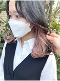 インナーカラー/ピンク/韓国