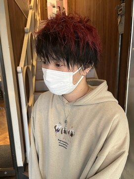 アヴァンス 天王寺店(AVANCE.) MEN'S HAIR 奇抜カラー×逆インナーカラー