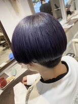 ナルヘアー 越谷(Nalu hair)&nbsp;ブルーラベンダーカラー/ハンサムショート