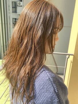 ロンドルーチェ 心斎橋(Lond luce) ダークアッシュ/ミディアムレイヤーカット［髪質改善/縮毛矯正］