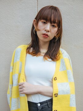 マウロア(MAULOA) 【MAULOA】　エンドカラー　ウルフ　レイヤースタイル