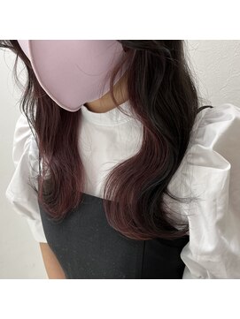 美容室 パルス 静岡鷹匠店(PALS) インナーカラーピンク