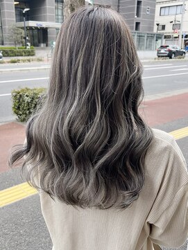 プログレス フレスポ富沢店(PROGRESS) 大人ハイライト/グレーアッシュ/20代30代40代