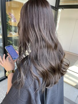 ニコフクオカヘアーメイク(NIKO Fukuoka Hair Make) シークレットハイライト/ラベンダーグレージュ/極細ハイライト