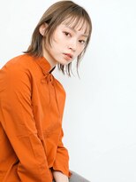 オンク 新宿(onk) 黒髪/グレーベージュ/レイヤーロング/前髪パーマ[新宿駅]