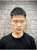ビジネスヘア×オシャレソフトモヒカン【理容室/フェード】