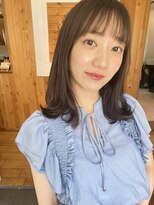 ガーランド (Garland)&nbsp;大人ミディアム/ミディアムレイヤー/ピンクベージュ/卵型