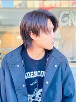 スウェル 船橋店(Swell)&nbsp;ハイライト/マッシュパーマ/ウルフ/アッシュブラック