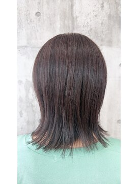 リレア 金町(Relair) 黒髪/グレーベージュ/レイヤーロング/前髪パーマ[京成金町]