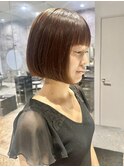 【暖色ブラウン×bob*】