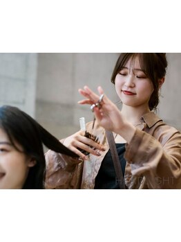 サロン帰りの仕上がりが簡単スタイリングで再現できる！【帯広/髪質改善/学割U24】