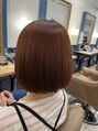 サインヘアー 静岡(sign hair)&nbsp;ブリーチなしの高発色ダブルカラーのオレンジベージュ！