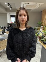 ソレイユ(soleil)&nbsp;レイヤーカット、ブリーチ無しダブルカラー