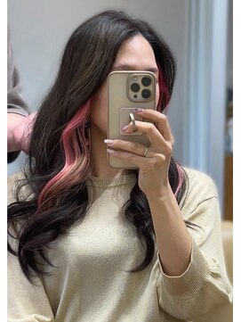 シエロヘアー(Cielo hair) さりげないポイントカラーでとびきり可愛い^_^