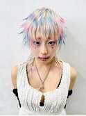 デザインシャギーウルフマレット
