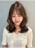 NAO アッシュベージュ/ベージュ/ふんわりミディアム/表参道/渋谷