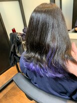 ナンバー エリュン 秋田店(N°Elune)&nbsp;インナーカラーviolet