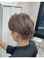 エトワール(ETOILE)&nbsp;メンズミルクティーベージュ/ブリーチ/センターパート