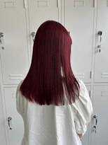 ノートエートル 西金沢(Nought etre)&nbsp;ハイトーンカラー/レッドカラー/ピンクカラー/ツヤ髪スタイル