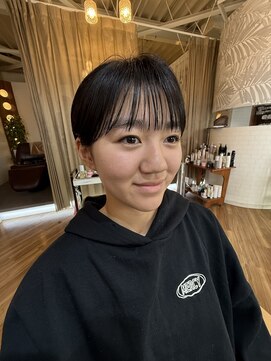 黒髪コンパクトミニボブ/圧倒的技術のミニボブヘアー