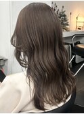 セミロングレイヤーカット顔周りレイヤーウルフハッシュカット