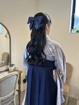 ヘアサロン エスプリ(hair salon esprit)&nbsp;卒業式/袴着付け/ハーフアップアレンジ/卒業式ヘアセット
