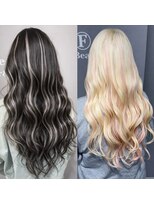 ヘアーアンドビューティーザ エフ(Hair Beauty the F) /ハイライト風エクステ/