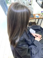 お～るうぇいず(always)&nbsp;髪質改善カラー筋感ハイライトケアブリーチ透明感グレージュ