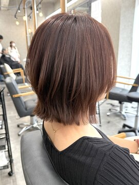 コク 千葉駅西口(COQU) レイヤーボブ × ピンクブラウン【千葉優希】