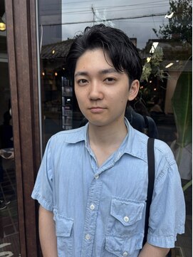 コレット ヘアー 大通(Colette hair) 抜け感黒髪ショート/メンズショート/メンズカット