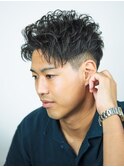 アップバングツーブロック