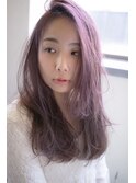 [vicushair]春髪「ローズピンク」×ワンカールセミロング