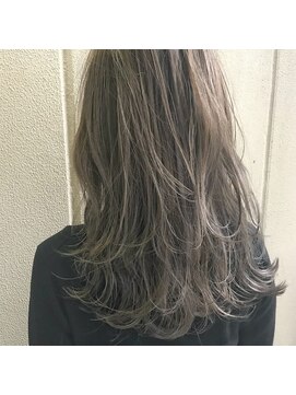 ヘアーブレイス(hair brace) レイヤー × ハイライト × グレージュ 【hair-brace】