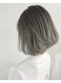 グレーカラー☆立体感ボブ☆