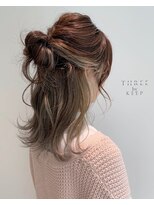 センス(SENSE)&nbsp;【自由が丘SENSE】シニヨンアレンジ×ツートーンカラー