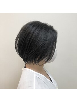 テルミークリニカルデザイン 北千里 30代40代50代ひし形ショートボブ丸みショート