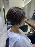 ぬけ感ショート/大人スタイル/骨格補正