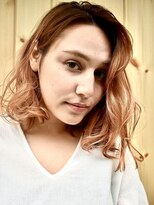 ブゾン(buZon)&nbsp;グラデーションピンクアッシュ