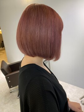 オズ 郡山桑野店(OZ) 《オズ》ウォームピンク#ブリーチあり#髪質改善