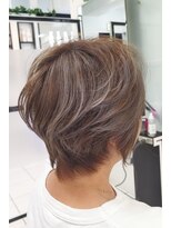 ヘアースタジオ ジェイワン(hair studio J ONE) ミルクティーグレー白髪染めブリーチオンカラー脱白髪染めカラー