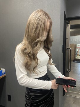 ボアップ 京橋店(boappu) #ハイトーンロング#プルエクステ#ブリーチカラー